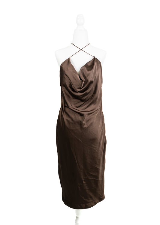 Mid Length Drape Dress